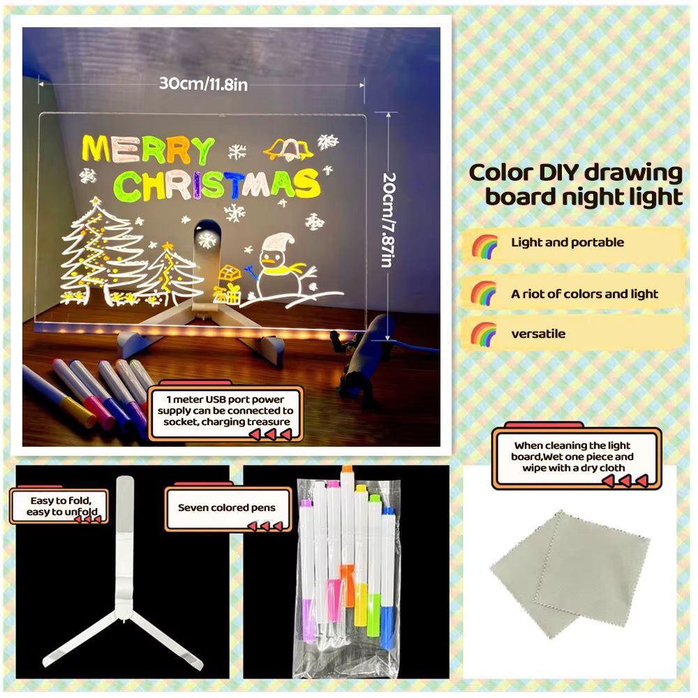 ColorGlow Kids Drawing Board